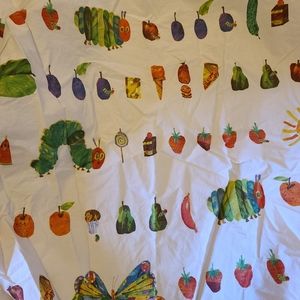 Very Hungry Caterpillar crib sheet